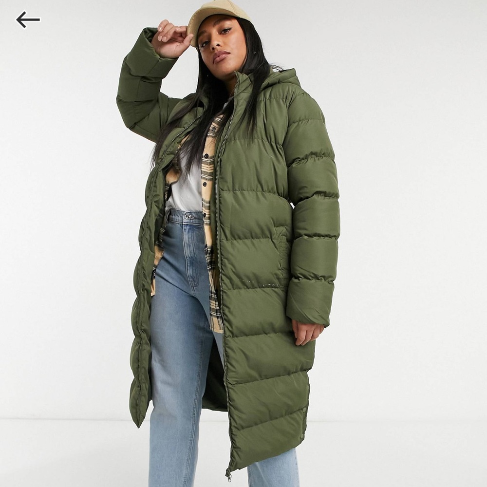 SOLD ON DEPOP: Threadbare Curve Addison Longline Padded Puffer Coat